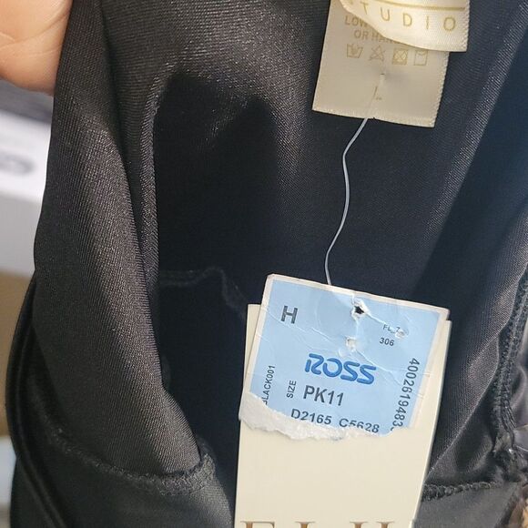 BRAND NEW E.L.H STUDIO HIGH LOW RUFFLE HEM SATIN DRESS - Picture 11 of 14